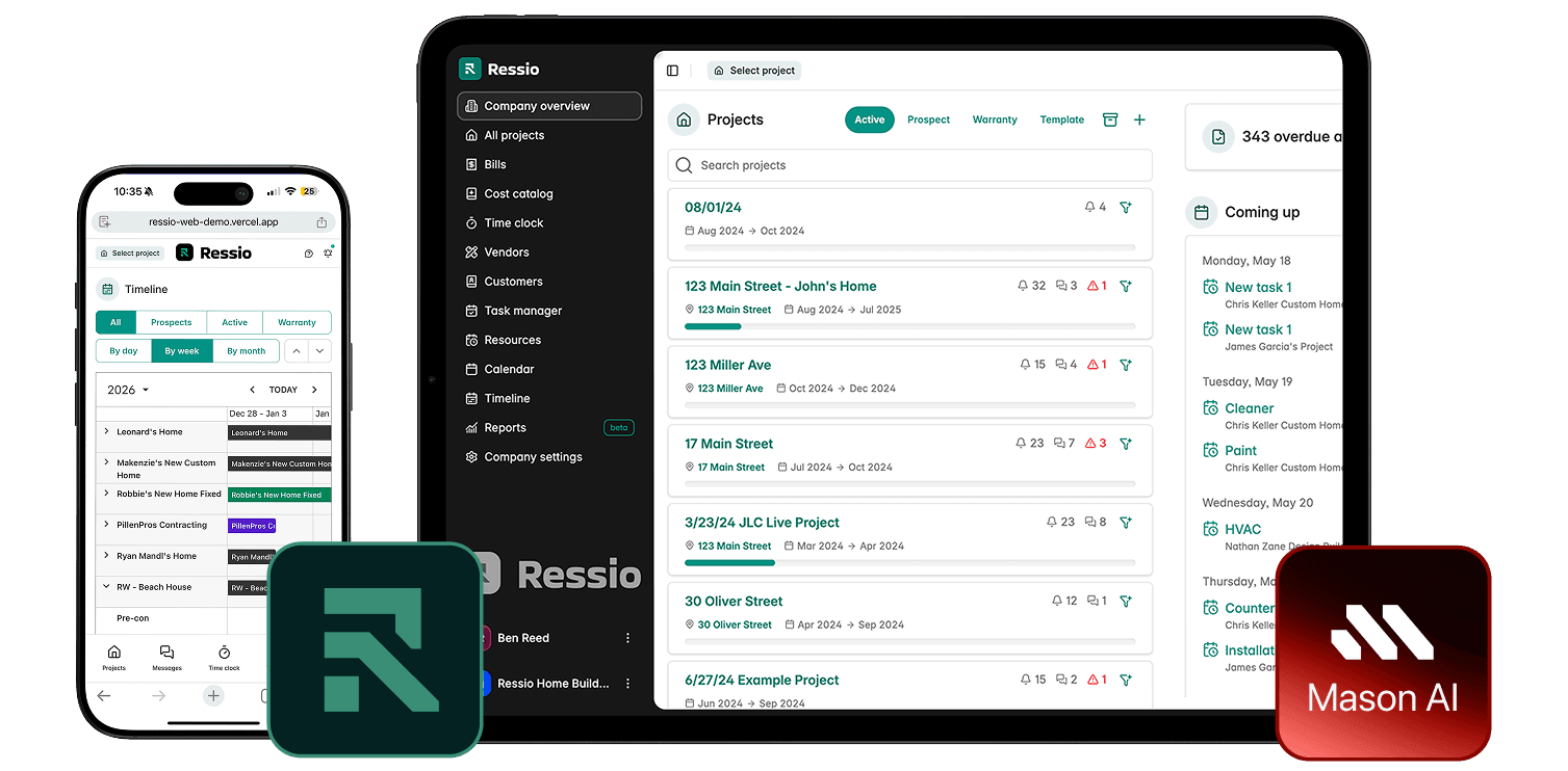 Ressio — construction management platform